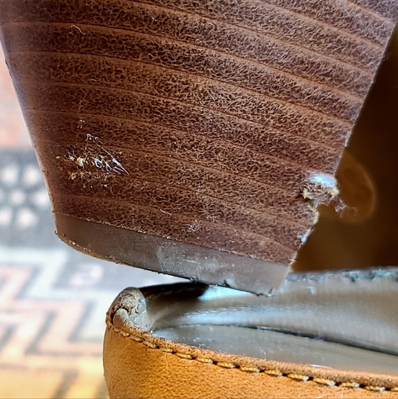 1990's Coldwater Creek Leather Mule Slides Size 8.5 - Picture 11 of 16